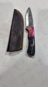 Fixed blade knife w/sheath