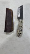 Fixed blade knife w/sheath