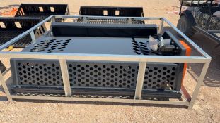 RCR-12-84W Rock Rake for skid steer