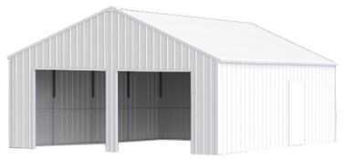 23x22 Double Garage ( Cream color)