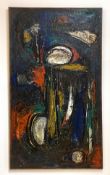 Jules Chapon, Abstrakte polychrome Komposition (1961)