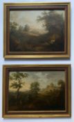 Unbekannter Künstler des Barock, Paar Landschaften