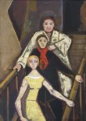 Karl Hofer, „Auf der Treppe II (Generationsbild)“ (1952)