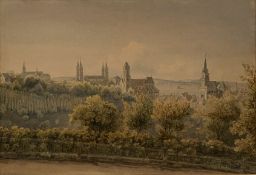 Christian Friedrich Lehmann, Bamberg - Vierkirchenblick (1848)