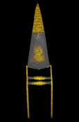 Nawab Shuja's Katar Dagger,Gold Inlay Floral Koftgari, Islamic Inscription, Eastern, Mughal/Indian