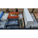 Contents of a Pallet of miscellaneous items including, telephone cables, switched connection units,