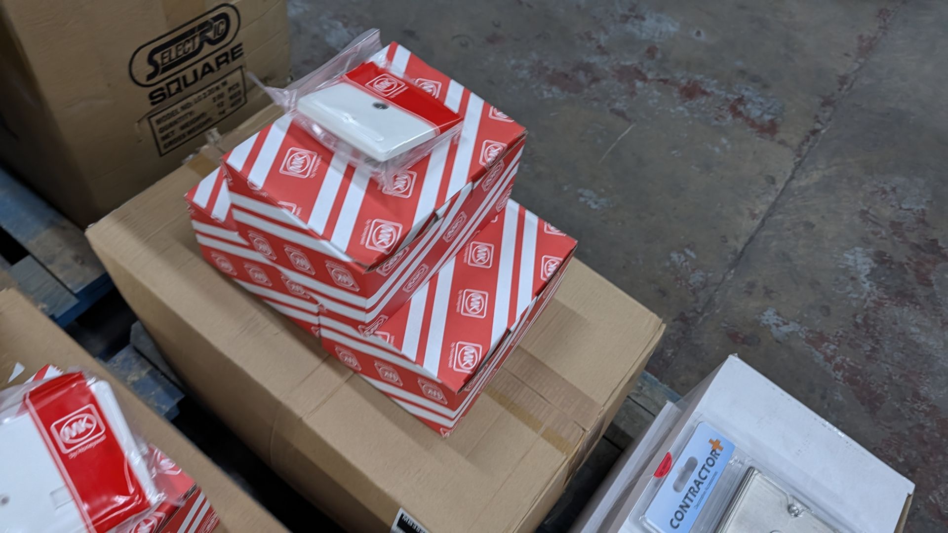 Contents of a Pallet of assorted sockets & switches including, round-pin socket outlets, telephone s - Image 7 of 12