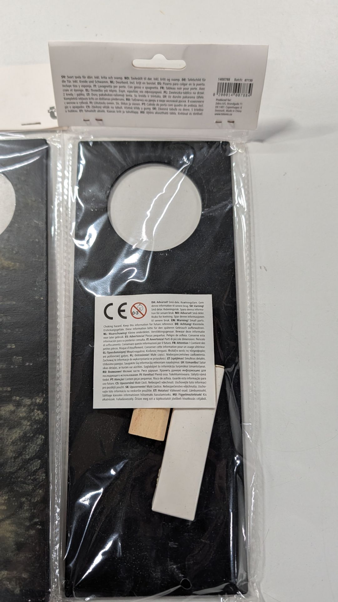 96 off Chalkboard Door Hangers. RRP £287.04. Each set contains Chalkboard, Chalk and Eraser. - Image 7 of 13