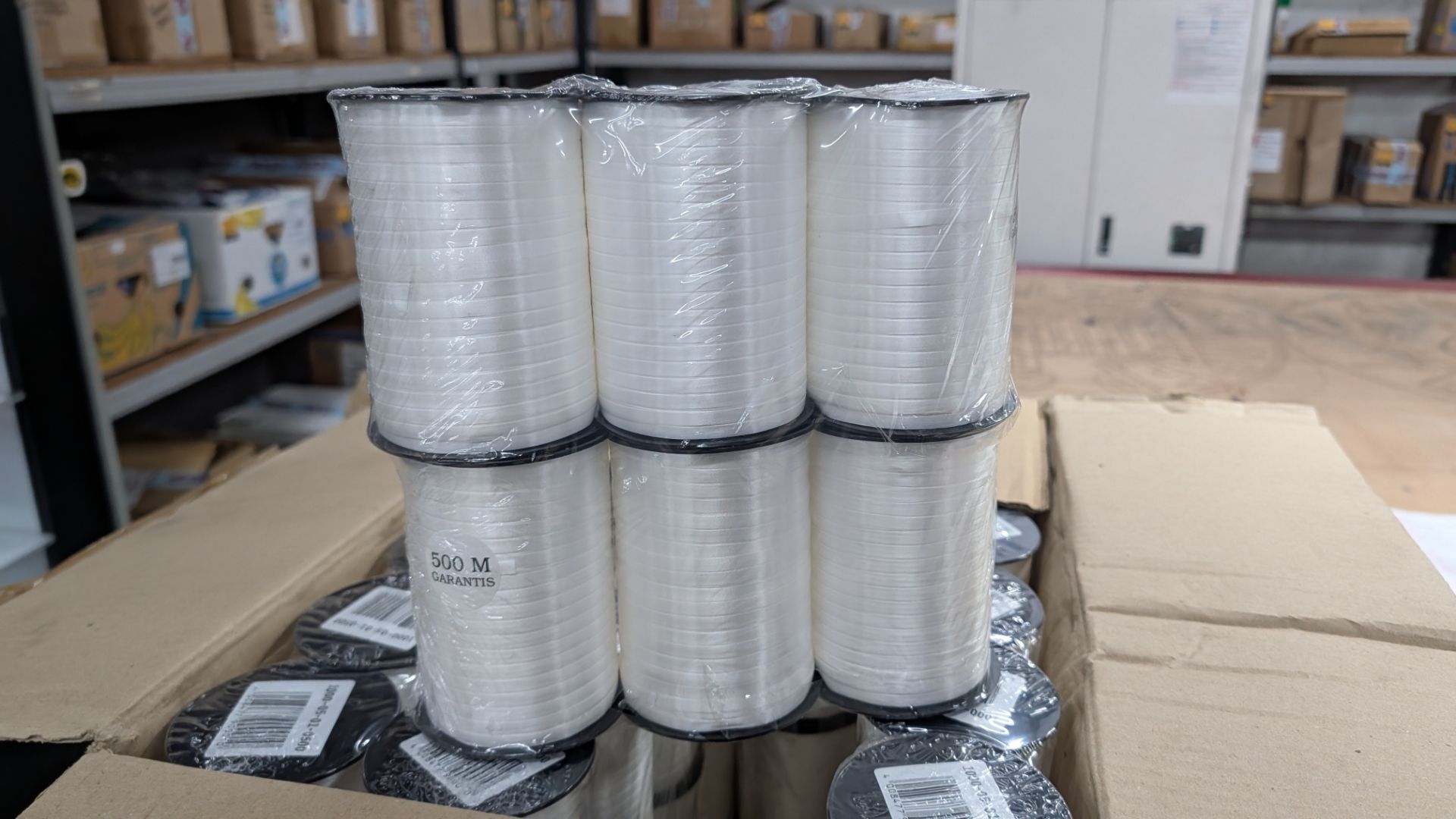48 off 500m Spools White Balloon Ribbon. RP £240 - Image 3 of 10