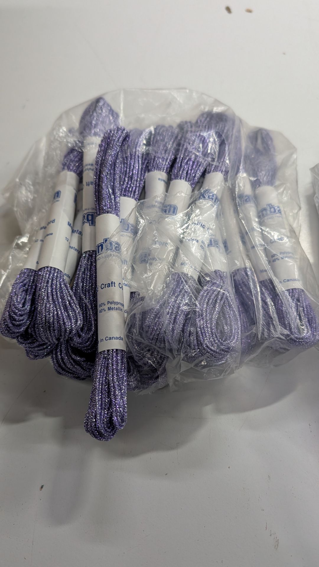180 Packs of Metallic Craft Cord. RRP £222. This lot comprises the following: 152 off 12m Purple Kan - Image 10 of 18