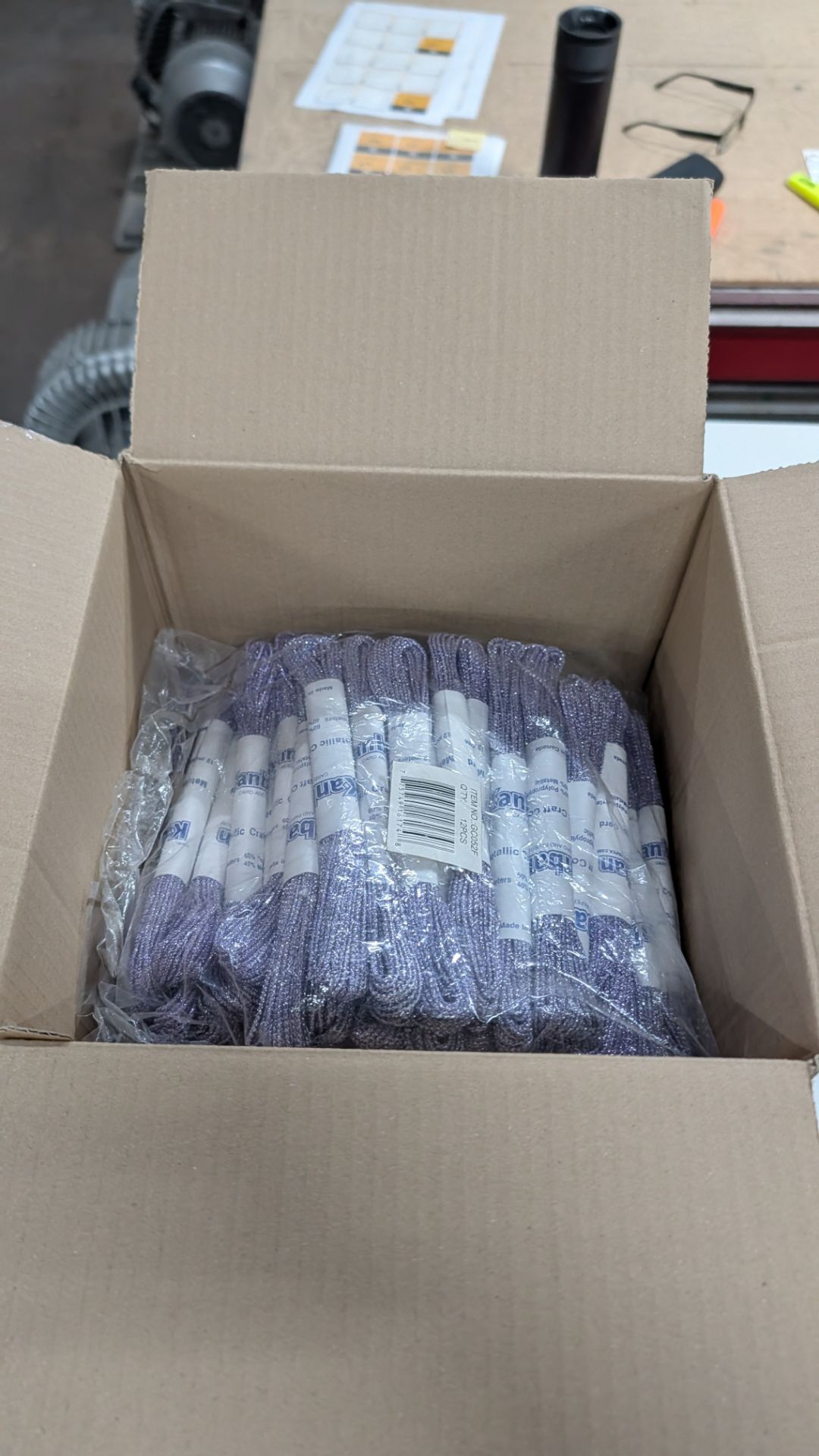 180 Packs of Metallic Craft Cord. RRP £222. This lot comprises the following: 152 off 12m Purple Kan - Image 17 of 18