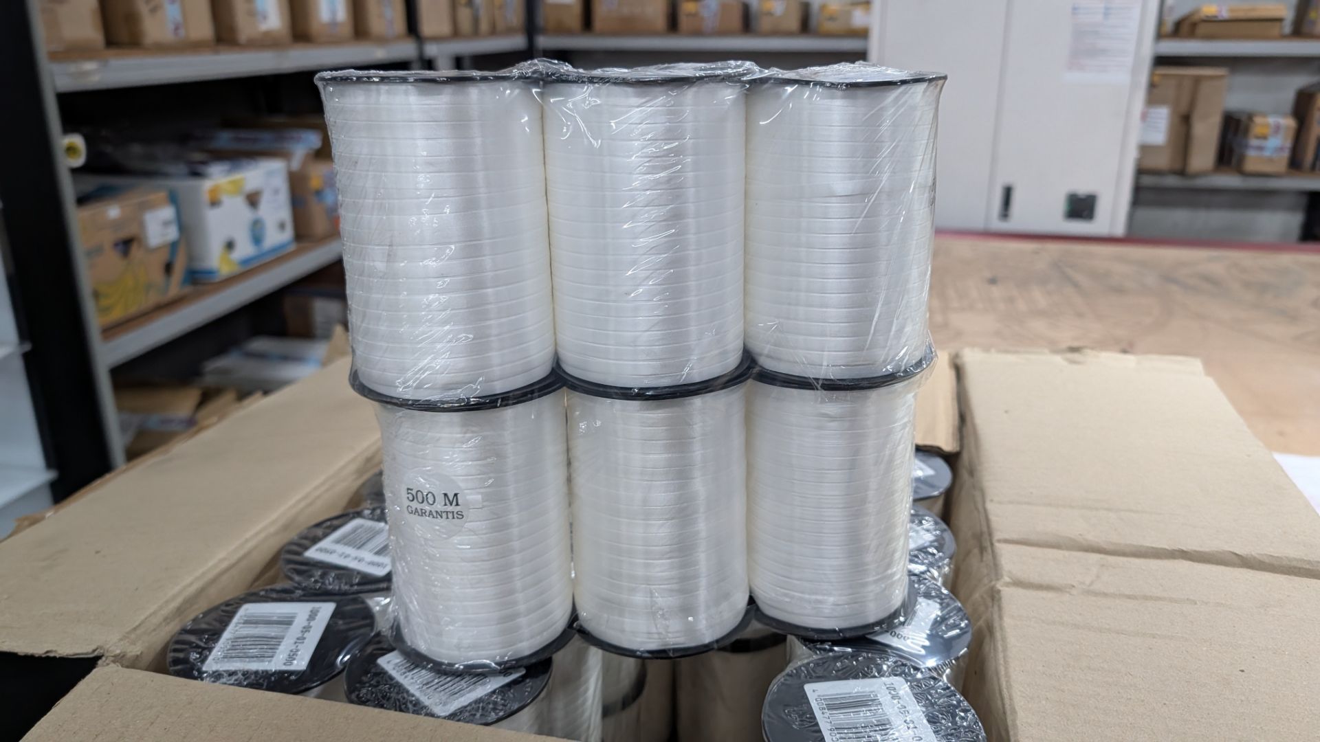 48 off 500m Spools White Balloon Ribbon. RP £240 - Image 2 of 10