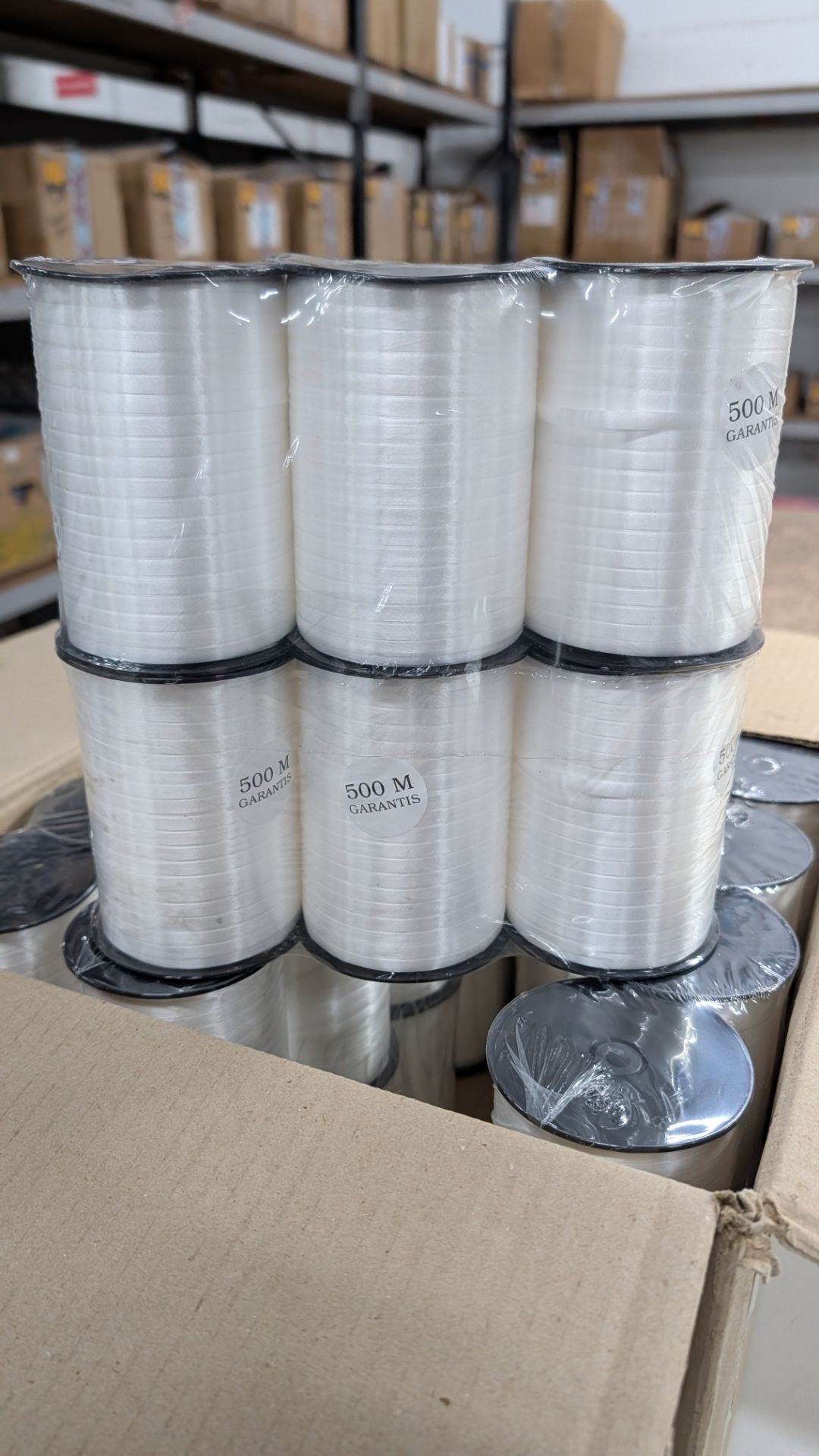 48 off 500m Spools White Balloon Ribbon. RP £240 - Image 2 of 9