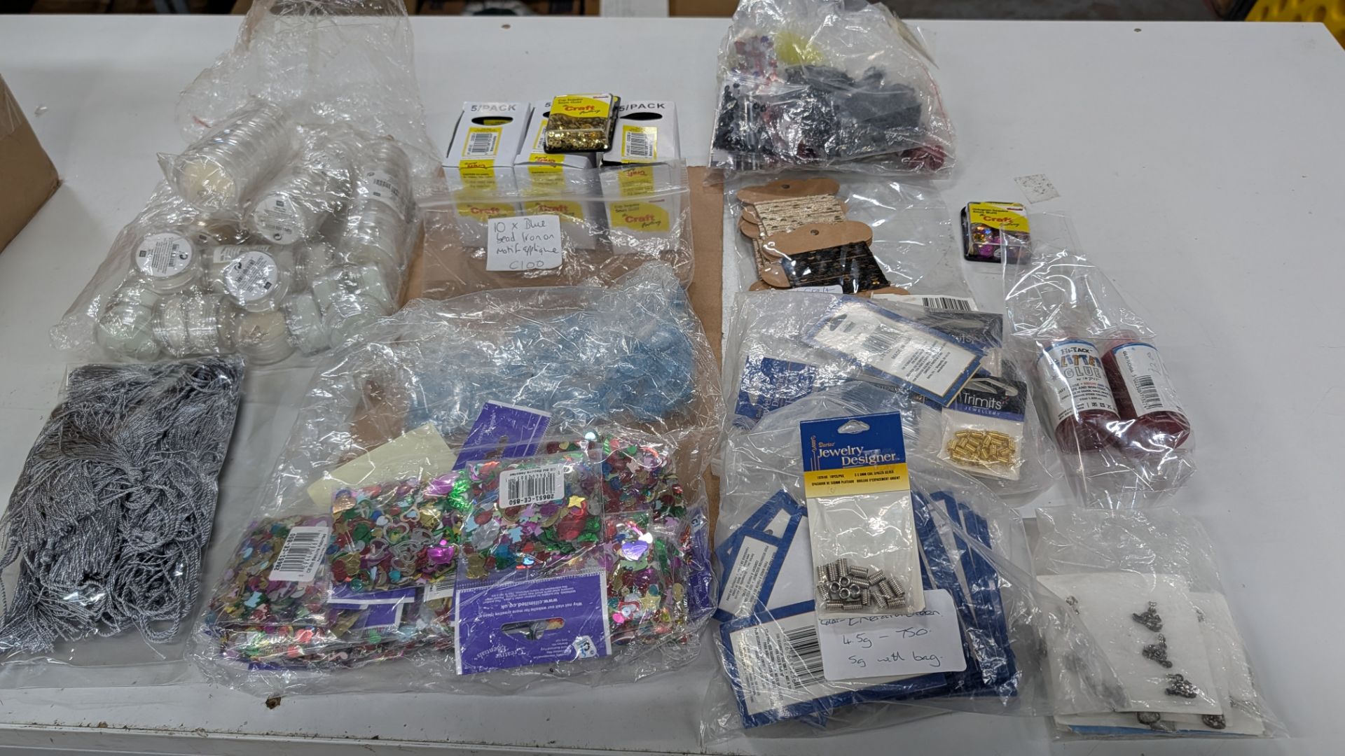 Various Sequins/ Motifs/ Thread. RRP £1,058.29. This lot comprises the following: 185 off Craft Fact - Image 2 of 14