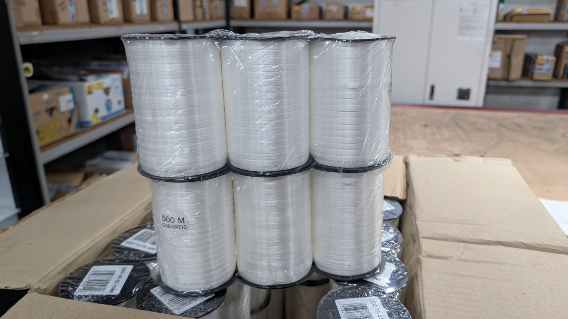 48 off 500m Spools White Balloon Ribbon. RP £240 - Image 4 of 10