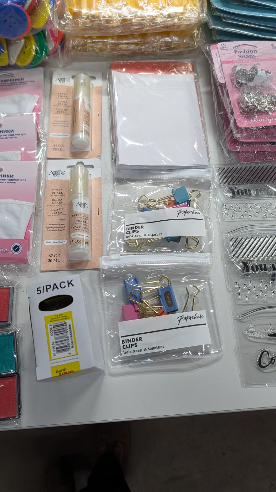 Large Mixed Lot of Craft Items. RRP £300+. This lot comprises the following: Buttons, Die and Stamp - Image 9 of 20