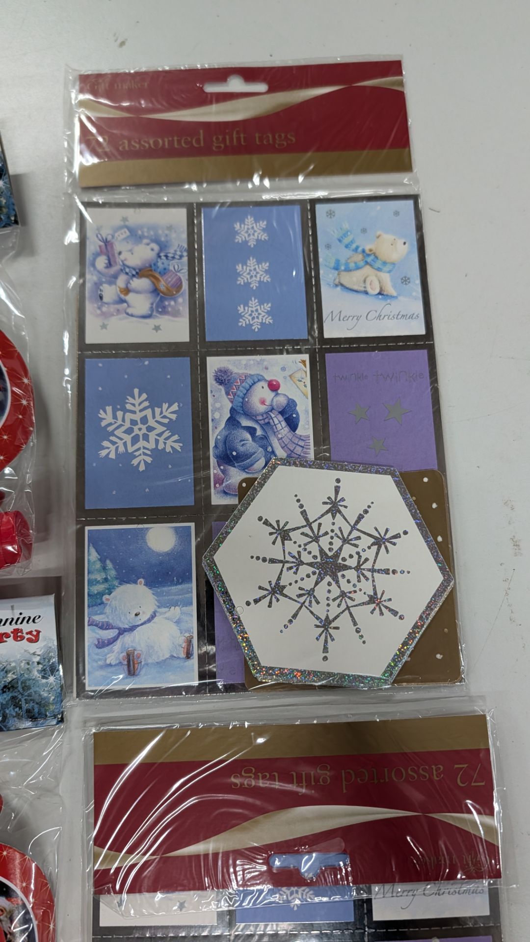 Christmas Decorations and Accessories. RRP £313.34. This lot comprises the following: 88 off Dear Sa - Image 10 of 15
