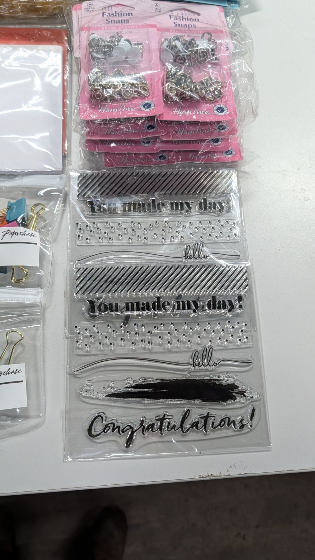 Large Mixed Lot of Craft Items. RRP £300+. This lot comprises the following: Buttons, Die and Stamp - Image 10 of 20