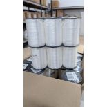 48 off 500m Spools White Balloon Ribbon. RP £240