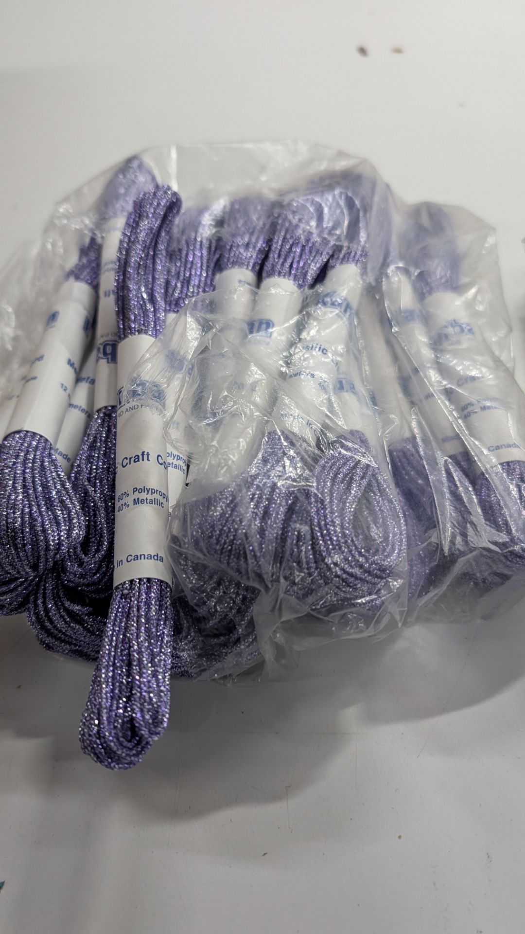 180 Packs of Metallic Craft Cord. RRP £222. This lot comprises the following: 152 off 12m Purple Kan - Image 7 of 18