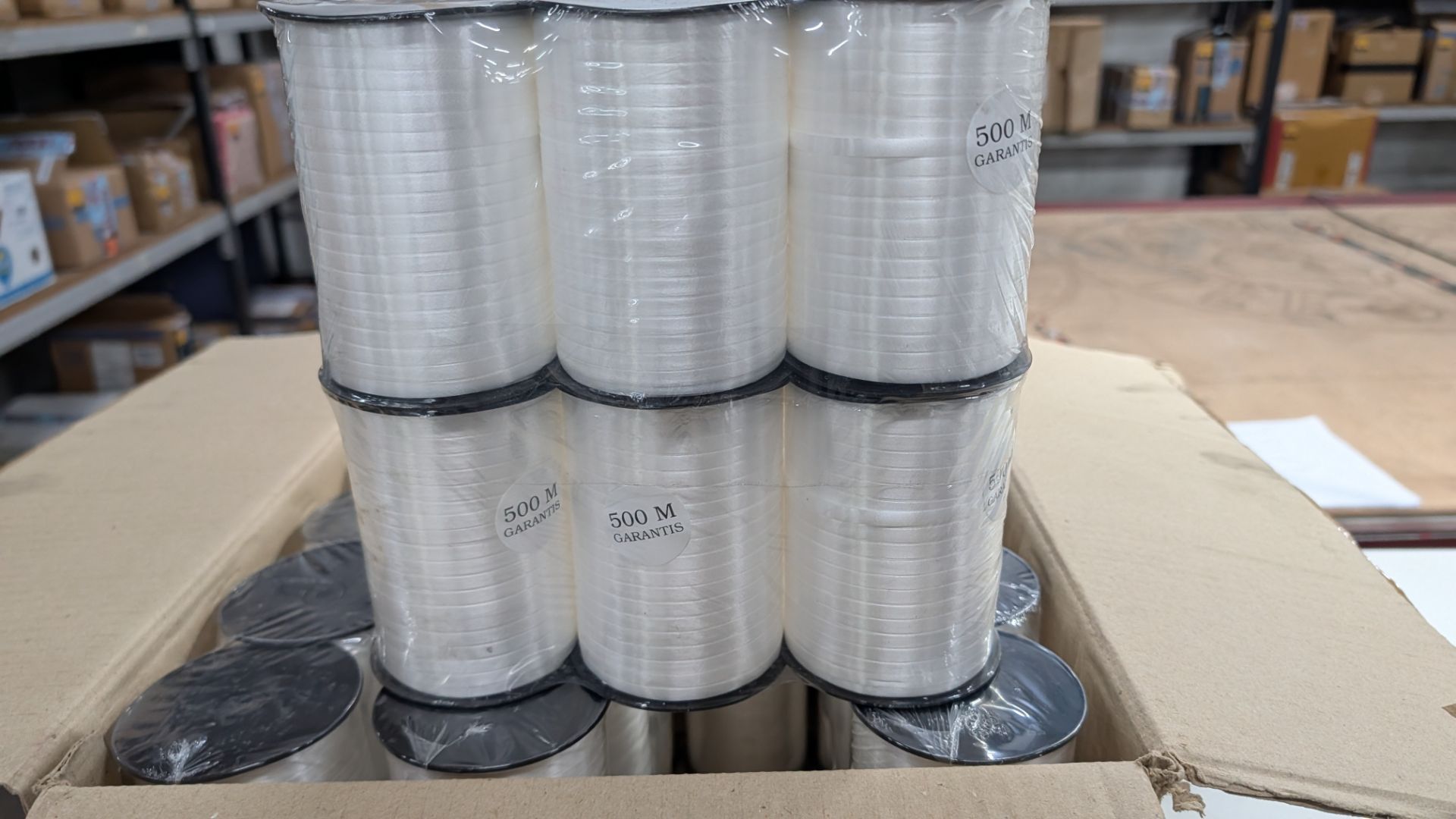 48 off 500m Spools White Balloon Ribbon. RP £240 - Image 7 of 9