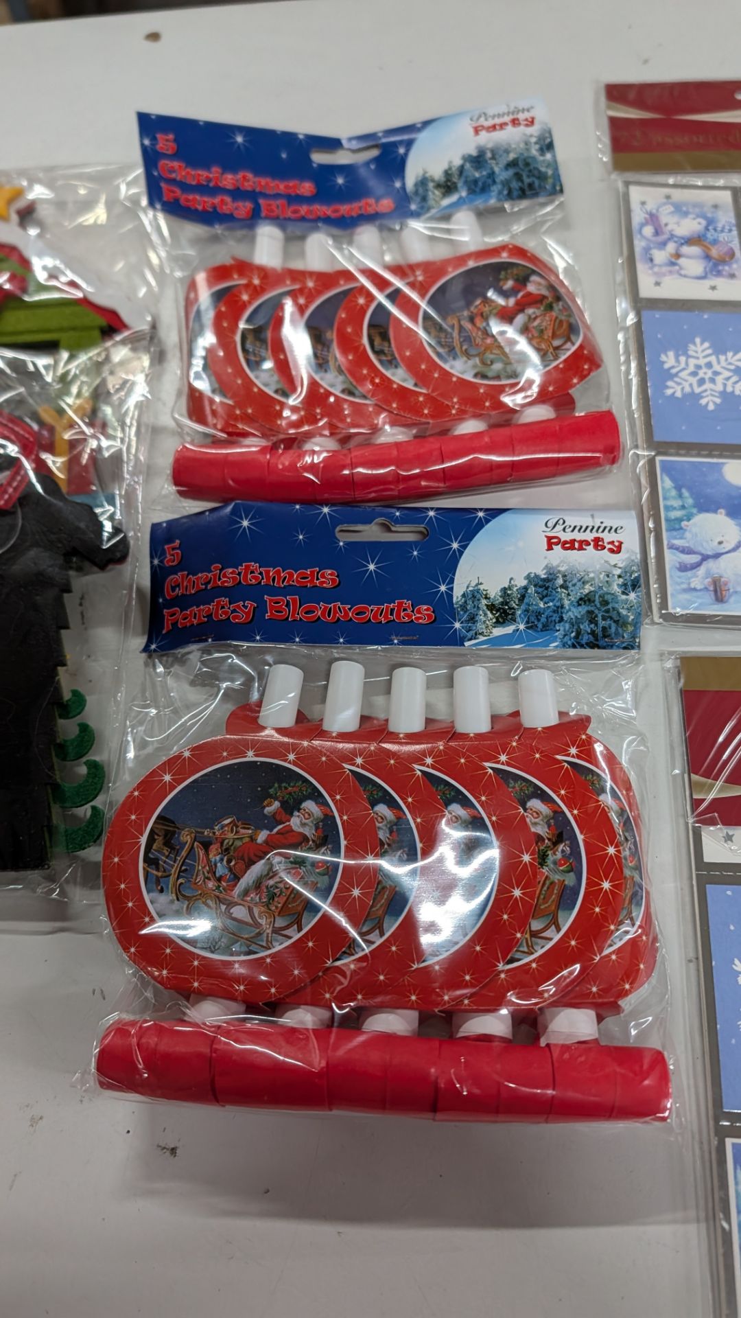 Christmas Decorations and Accessories. RRP £313.34. This lot comprises the following: 88 off Dear Sa - Image 9 of 15