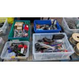 The contents of a Pallet of miscellaneous Hardware Items, Tools, Accessories and more.