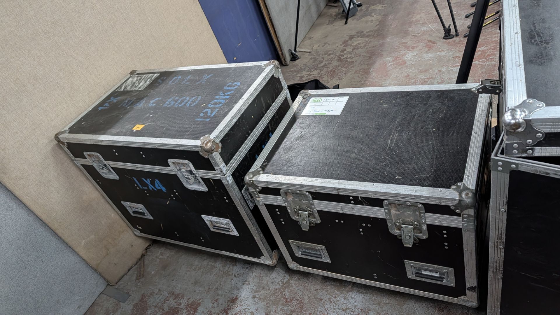 2 off Assorted Large Mobile Chest Flight Cases. - Image 3 of 9
