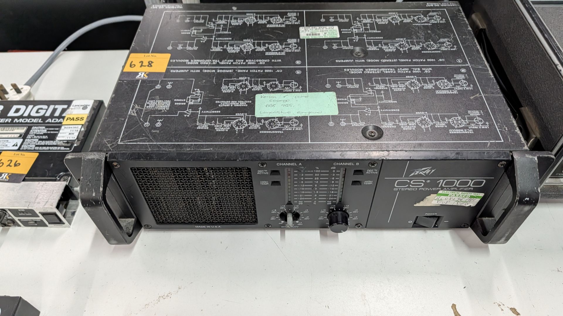 Peavey CS1000 1200W Rack Mountable Stereo Power Amplifier. - Image 4 of 16