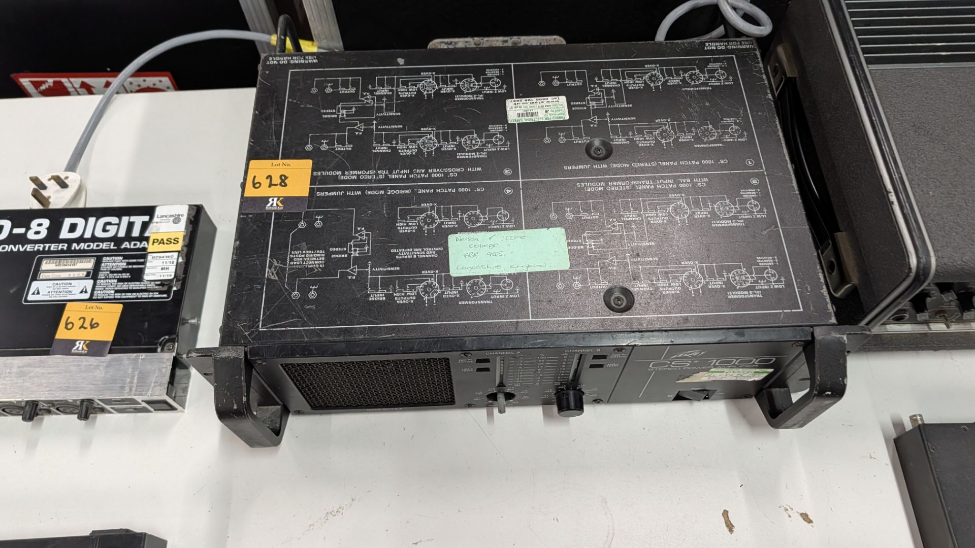 Peavey CS1000 1200W Rack Mountable Stereo Power Amplifier. - Image 9 of 16