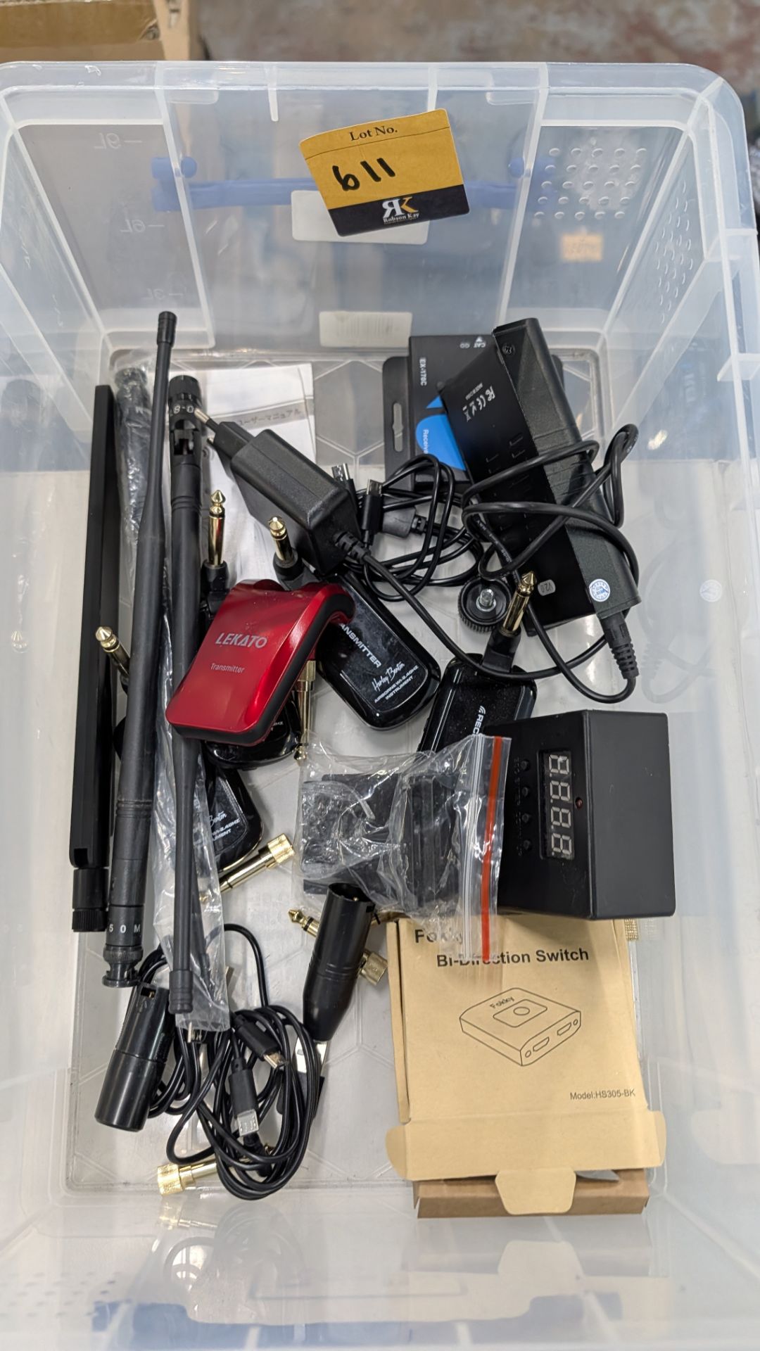 The contents of a Crate of Assorted Equipment including Antennas, Wireless Equipment, Converters and - Image 3 of 12