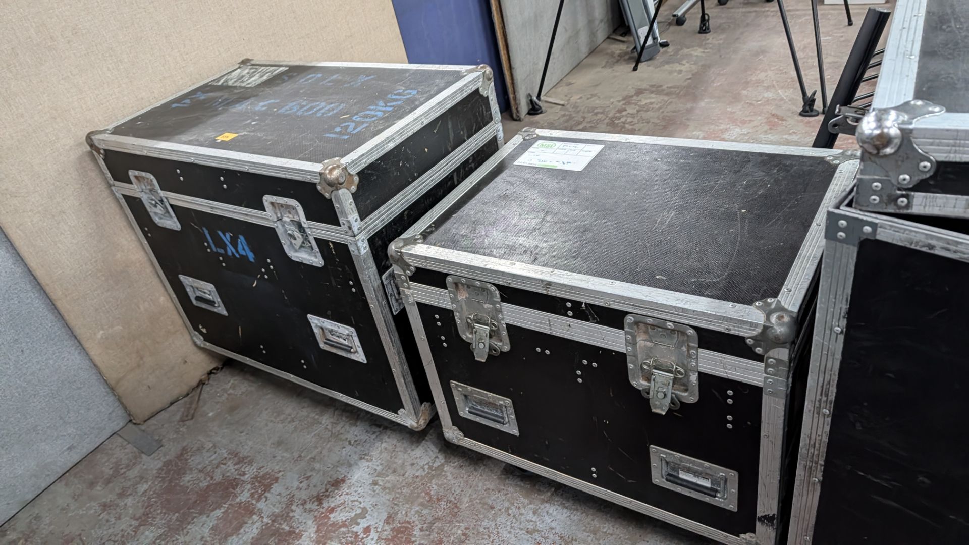 2 off Assorted Large Mobile Chest Flight Cases. - Image 4 of 9