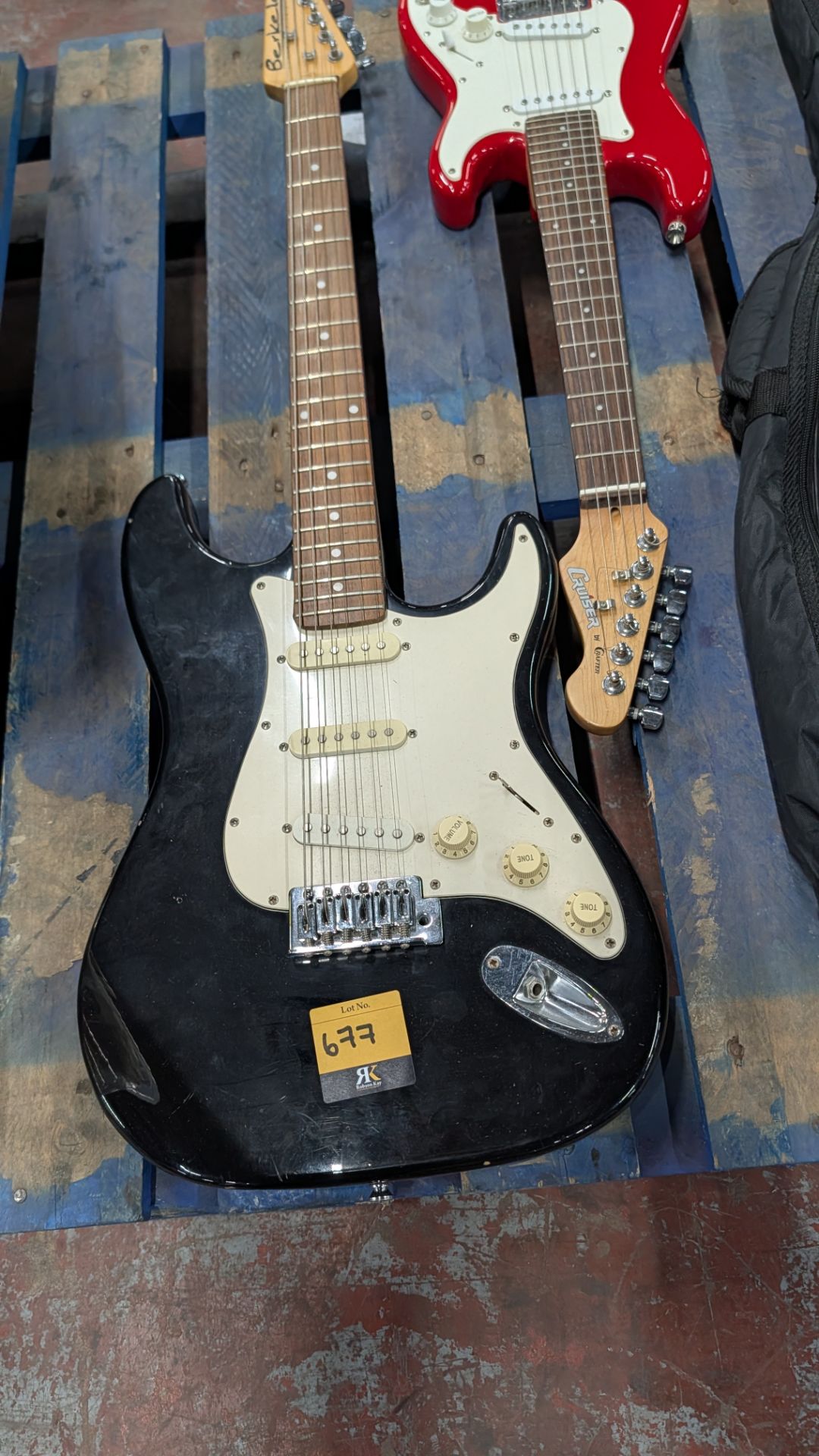 2 off Assorted Electric Guitars by Berkeley and Crafter.