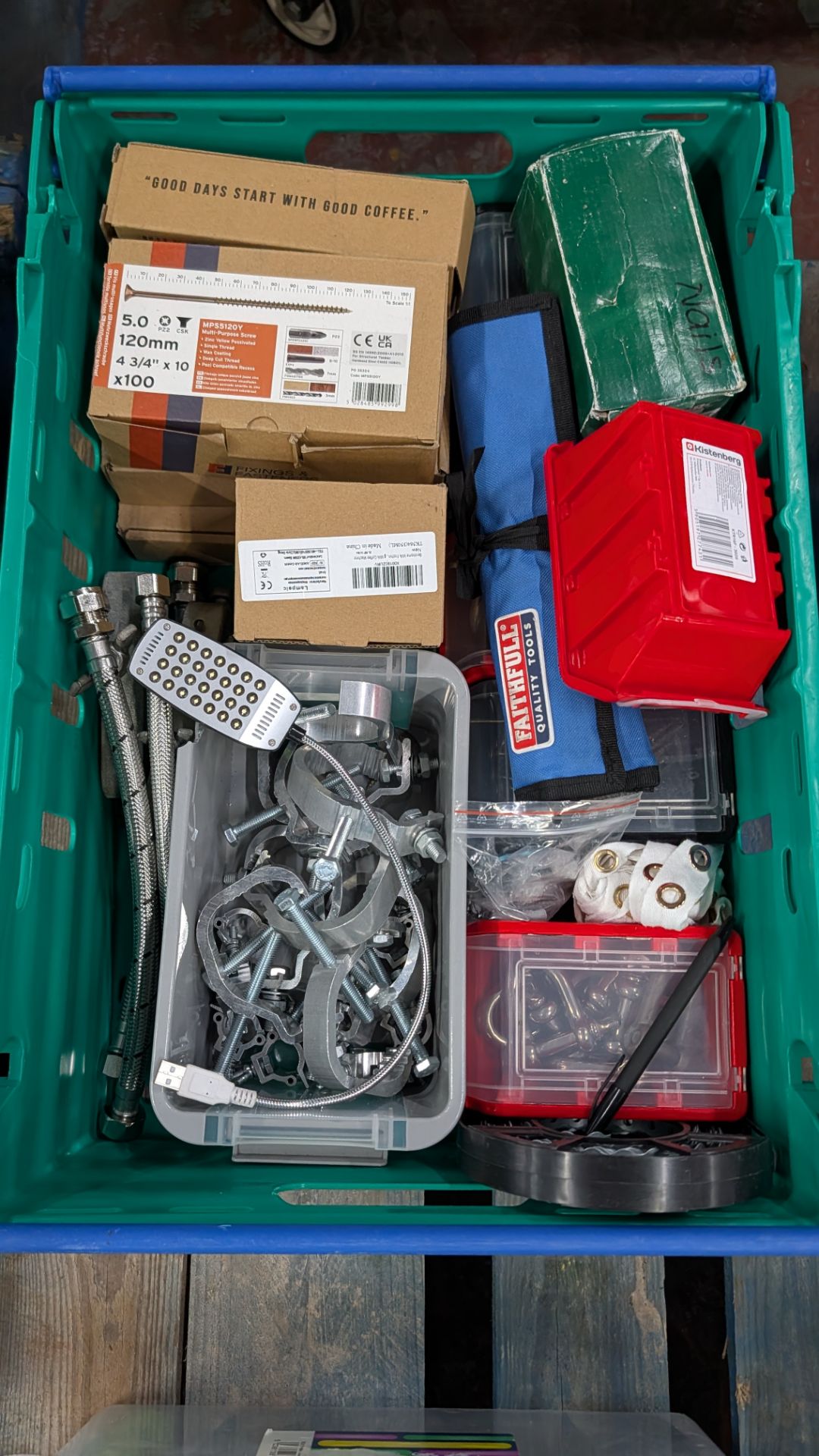 The contents of a Pallet of miscellaneous Hardware Items, Tools, Accessories and more. - Image 9 of 18
