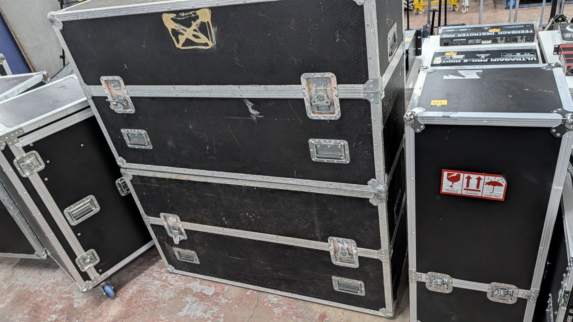 2 off Large Chest Style Flight Cases.
