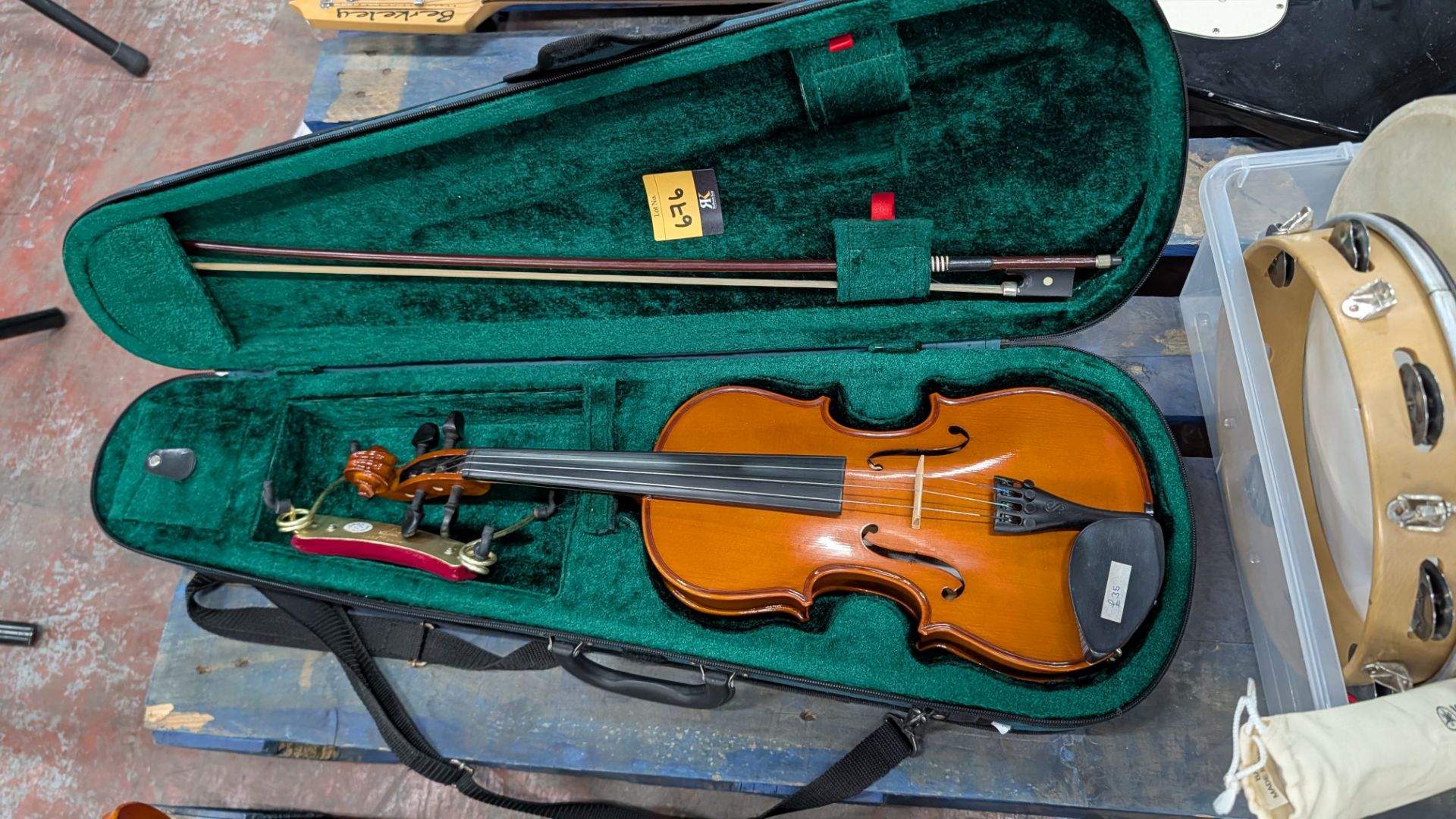 Violin in Case including Bow and Detachable Chin Rest. - Image 14 of 15