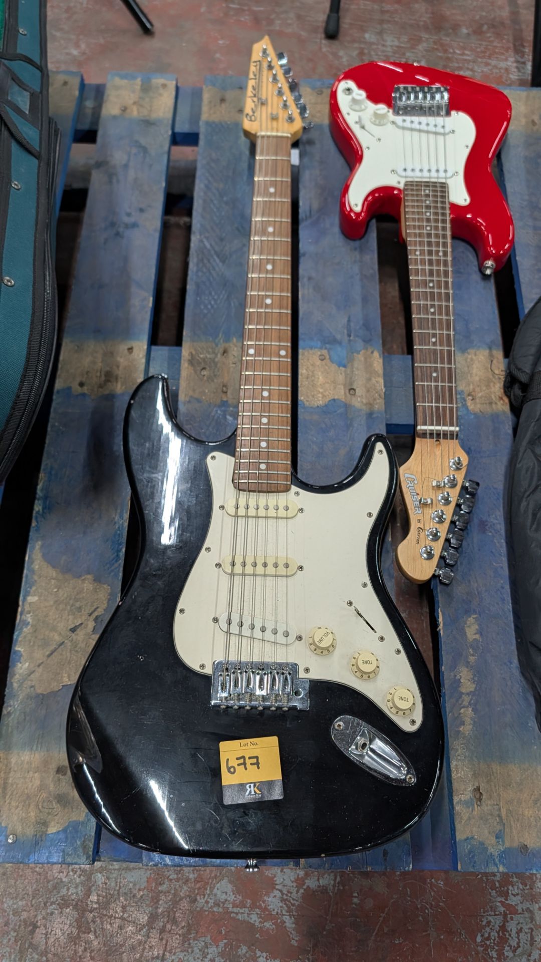 2 off Assorted Electric Guitars by Berkeley and Crafter. - Image 7 of 17