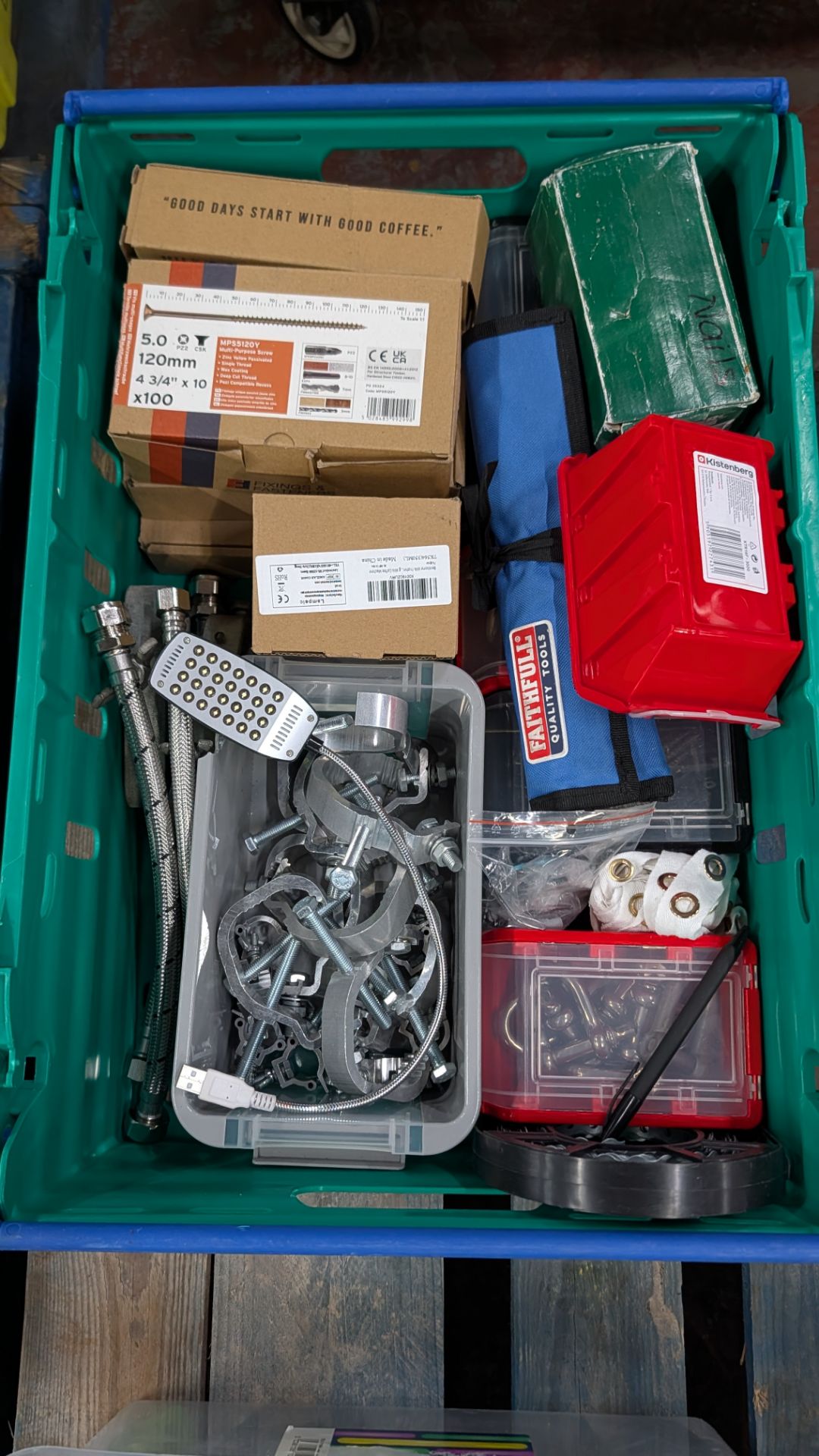 The contents of a Pallet of miscellaneous Hardware Items, Tools, Accessories and more. - Image 11 of 18