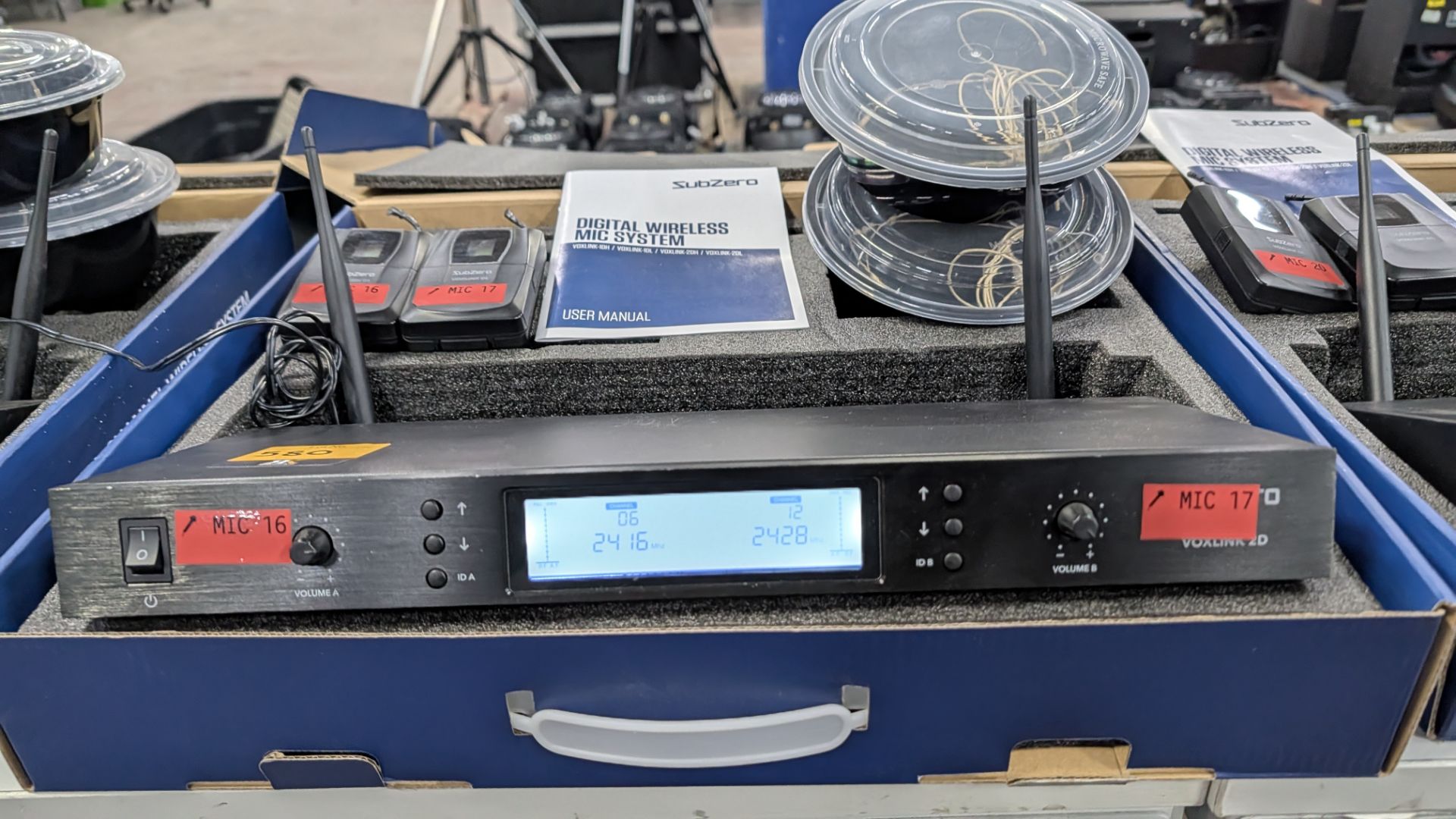 Sub Zero Digital Wireless Microphone System comprising Voxlink 2D Receiver, 2 off Voxlink DL Belt Pa - Image 4 of 15