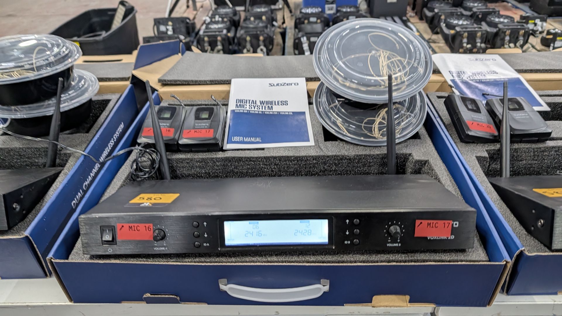 Sub Zero Digital Wireless Microphone System comprising Voxlink 2D Receiver, 2 off Voxlink DL Belt Pa - Image 3 of 15