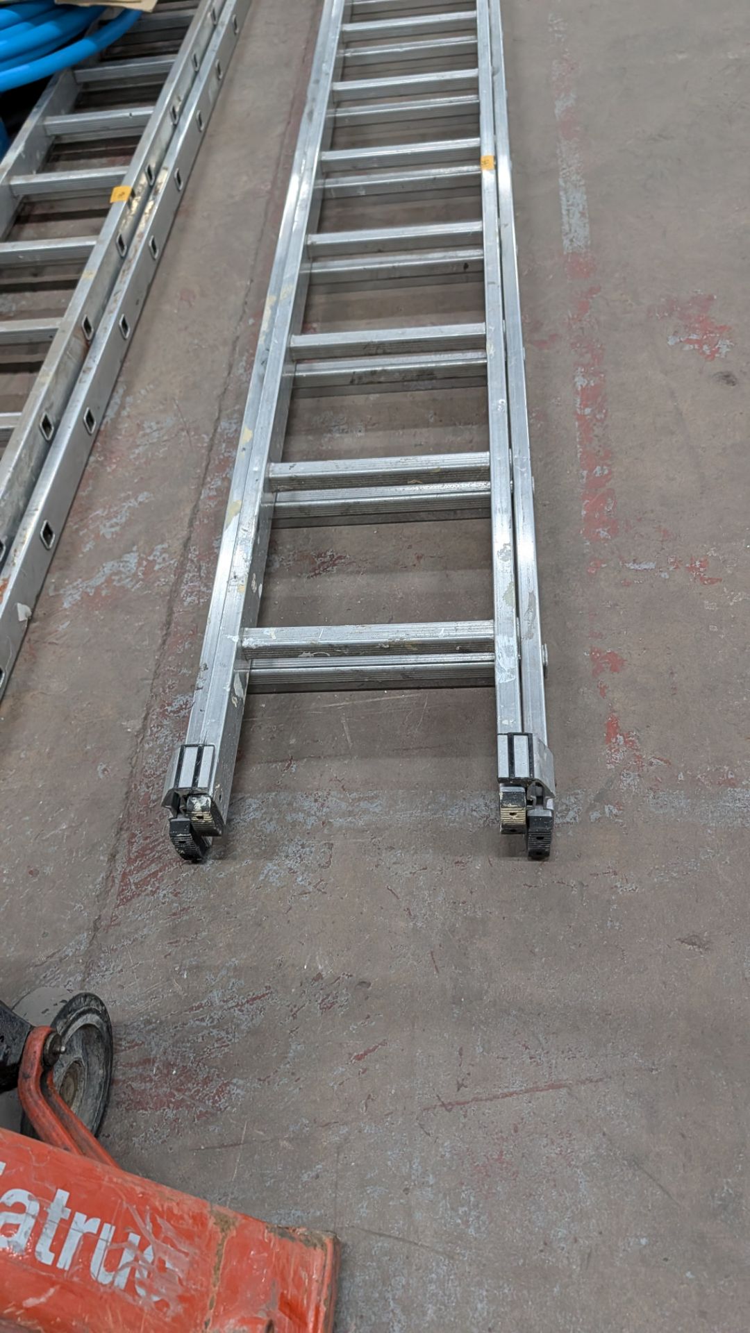 1 x Youngman 200 Double Rung Ladder, each section measuring approximately 3.07m long - Image 16 of 18