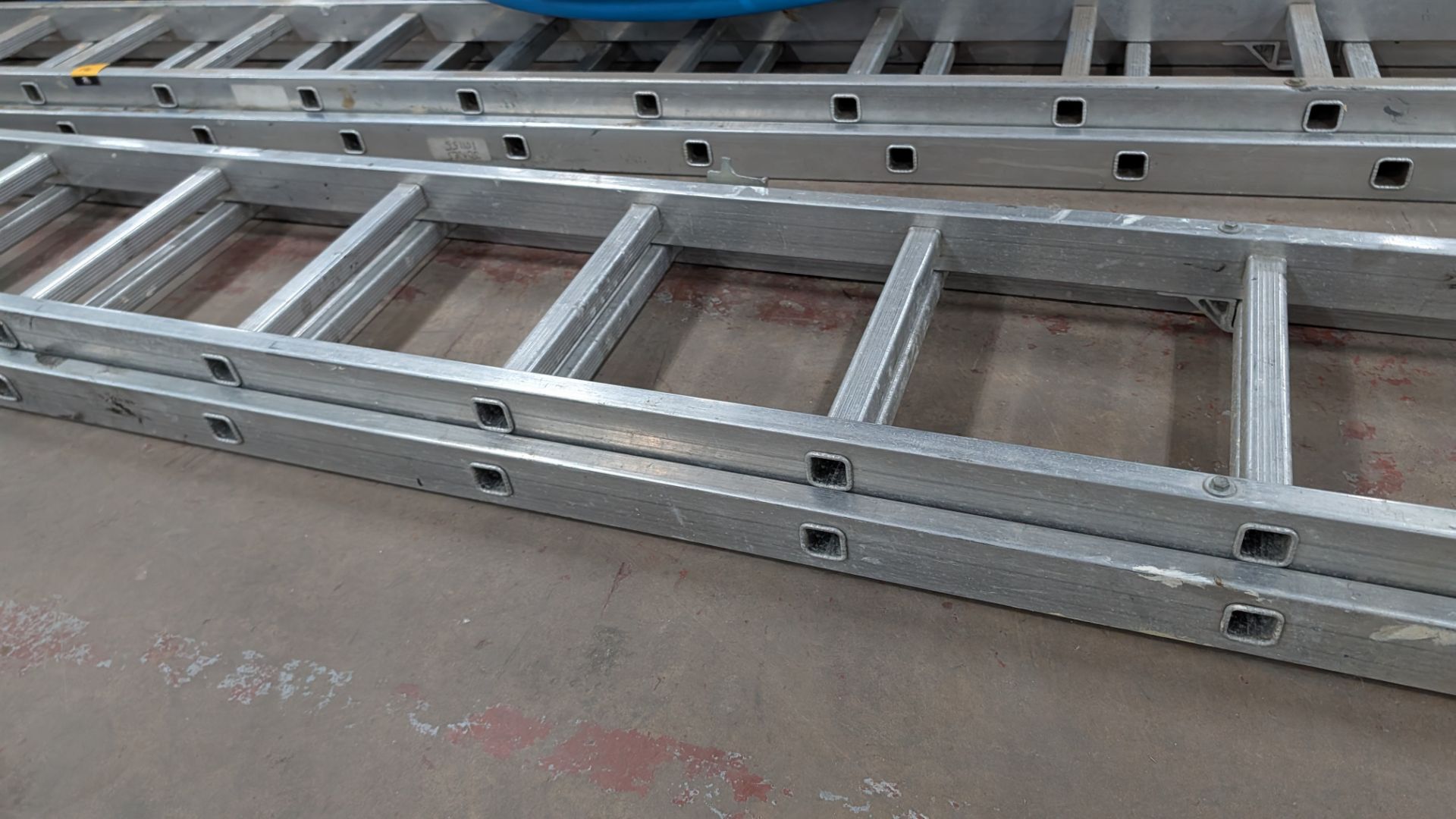 1 x Youngman 200 Double Rung Ladder, each section measuring approximately 3.07m long - Image 9 of 18