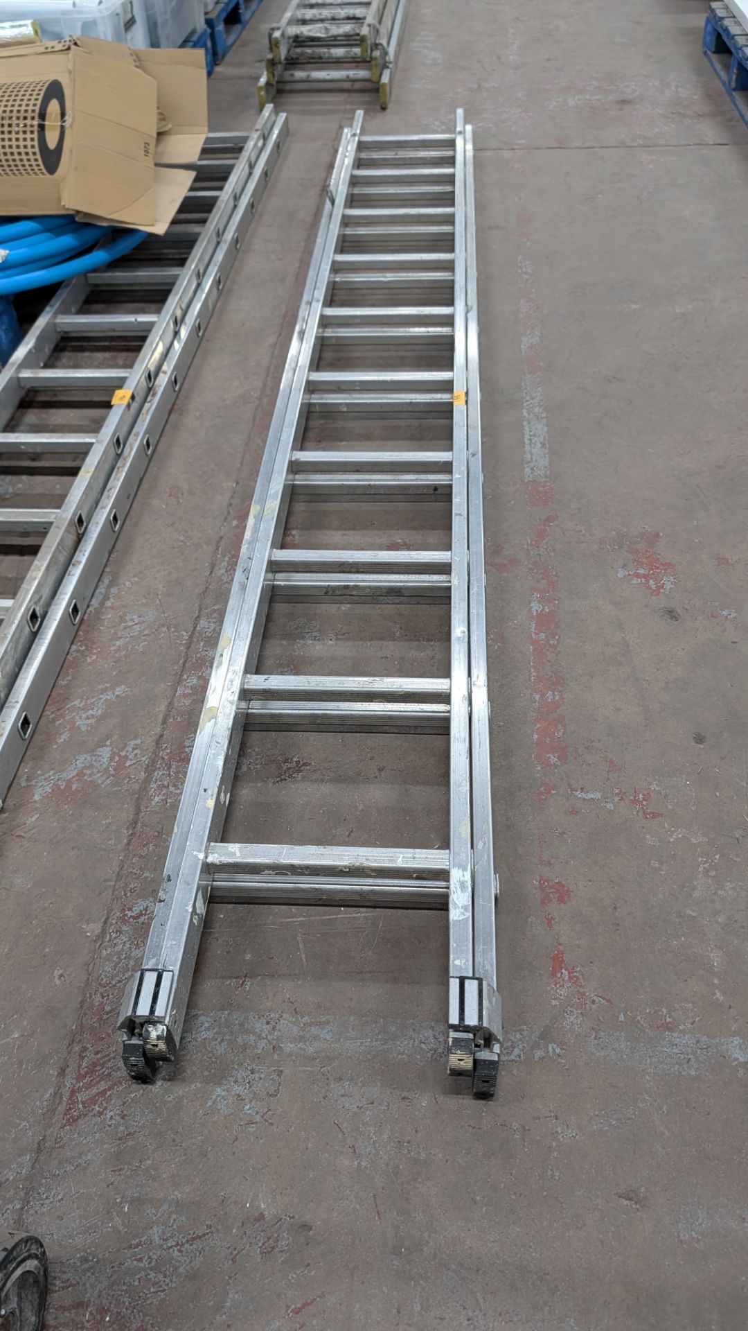 1 x Youngman 200 Double Rung Ladder, each section measuring approximately 3.07m long - Image 13 of 18