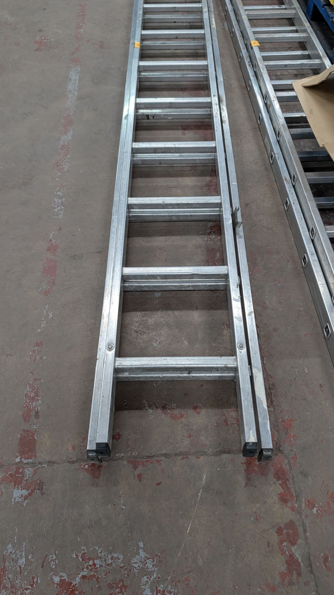1 x Youngman 200 Double Rung Ladder, each section measuring approximately 3.07m long - Image 4 of 18