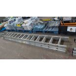 1 x Triple Rung Ladder, each section measuring approximately 3.48m long