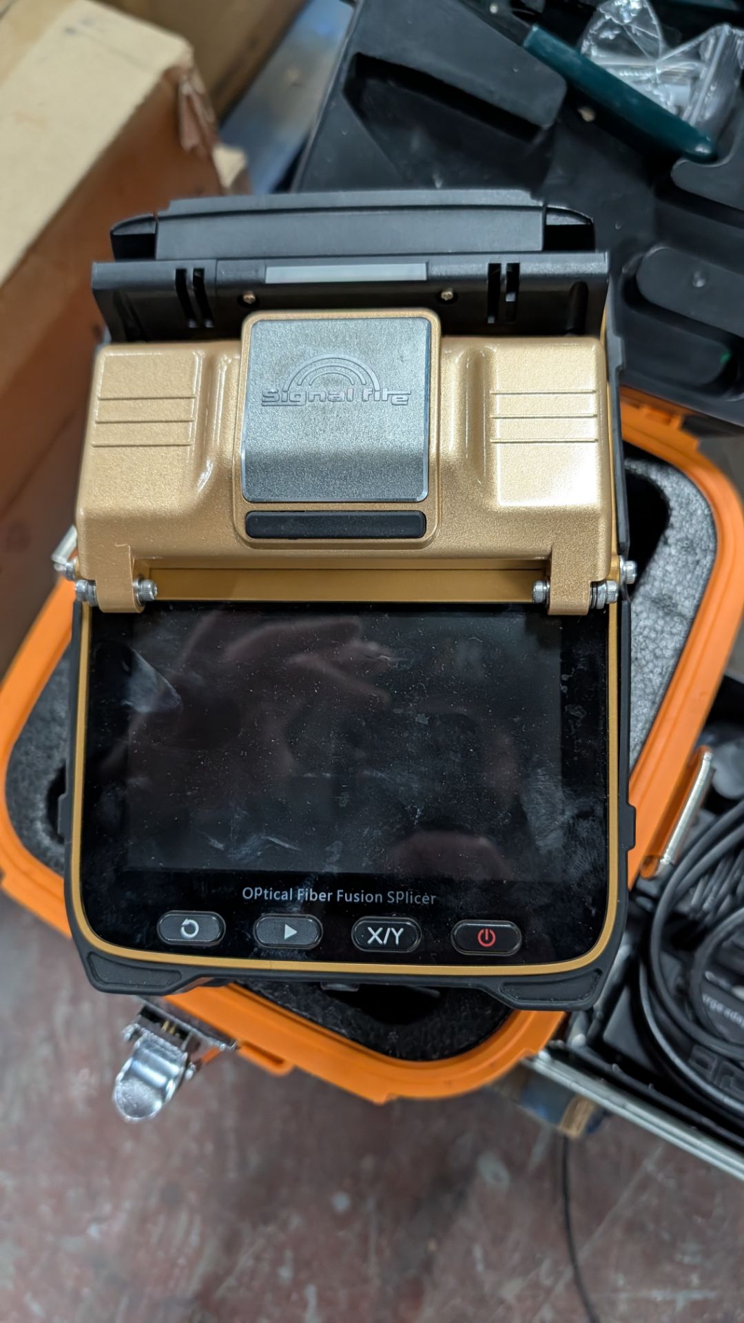 Signal Fire Optical Fiber Fusion Splicer in case. Model AI-8C - Image 7 of 23