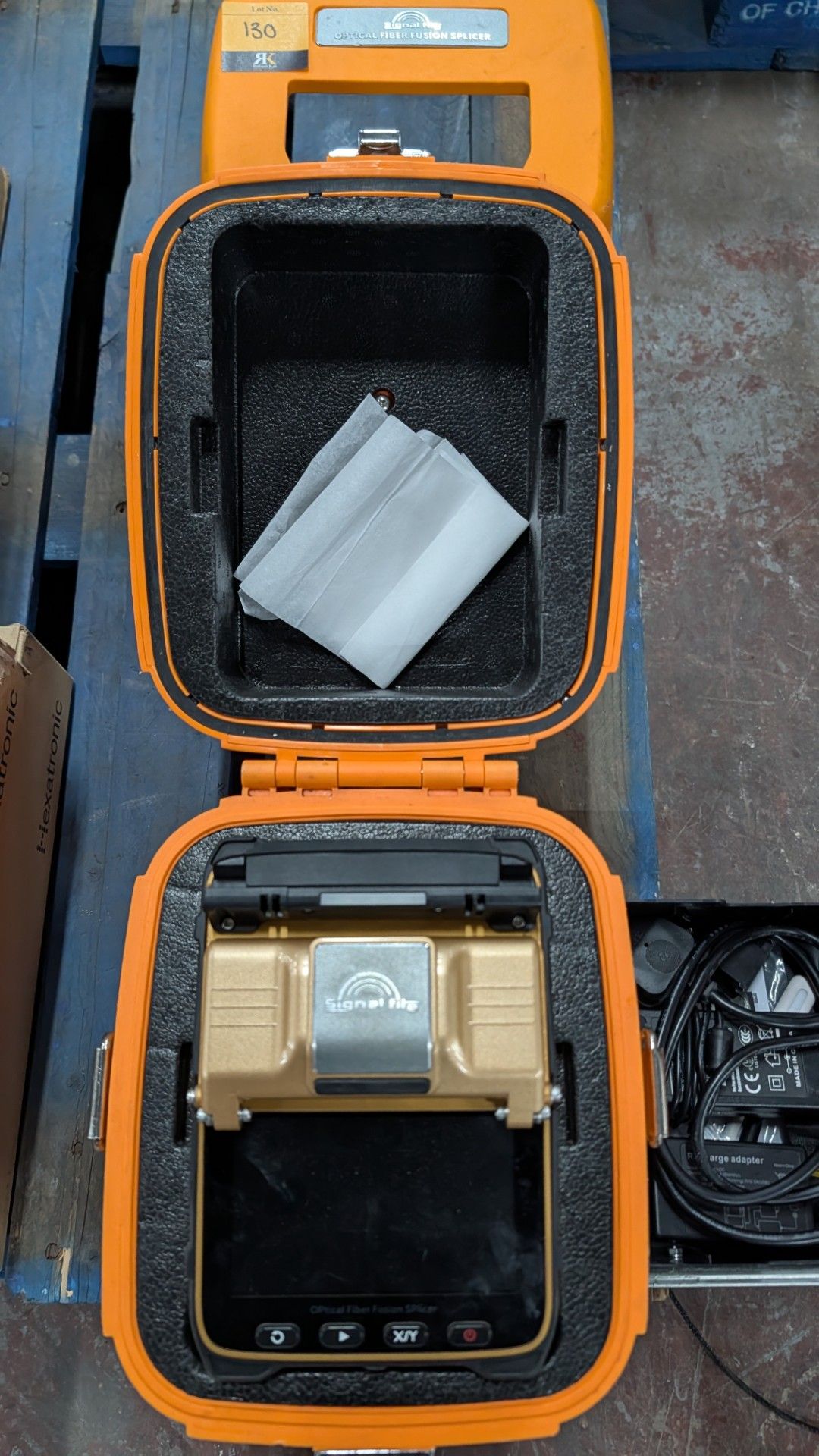 Signal Fire Optical Fiber Fusion Splicer in case. Model AI-8C - Image 13 of 23