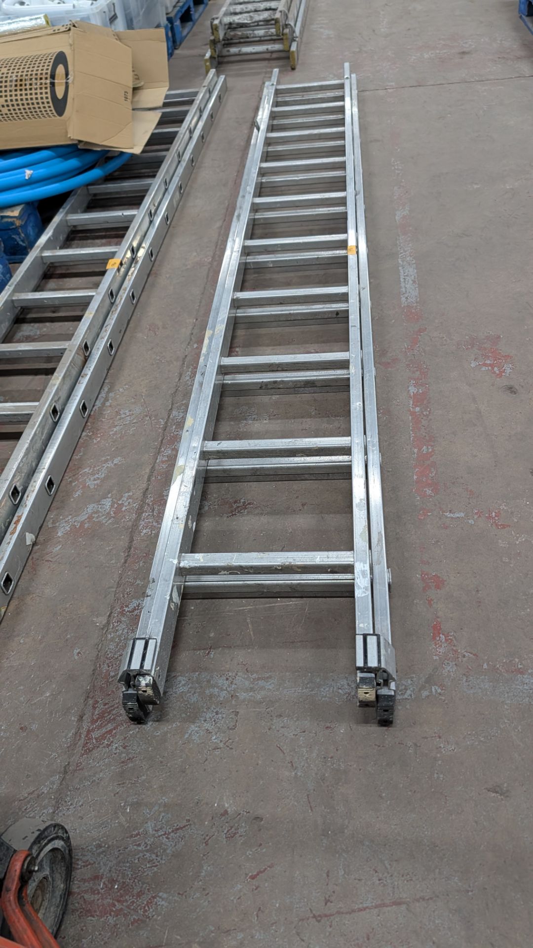 1 x Youngman 200 Double Rung Ladder, each section measuring approximately 3.07m long - Image 17 of 18