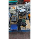 Mixed Lot comprising 7 assorted Aerial Subscriber Node Enclosures and similar, plus stack of assorte