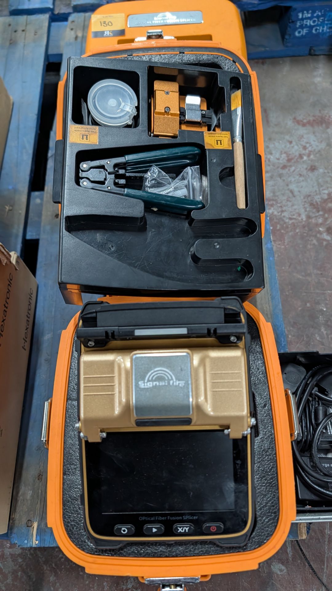 Signal Fire Optical Fiber Fusion Splicer in case. Model AI-8C - Image 4 of 23